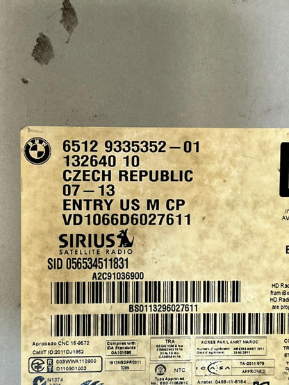 2012-2016 BMW 328i F22 F30 F32 2' 3' Radio Cd Player Satellite Head Unit 9335352