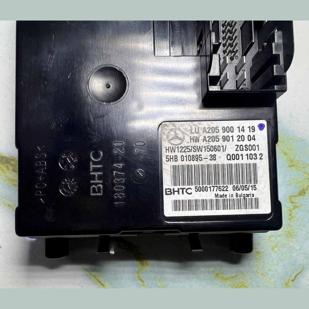 2015 Mercedes-Benz C300 Electronic Parking Brake Control Module A2059001419 W205