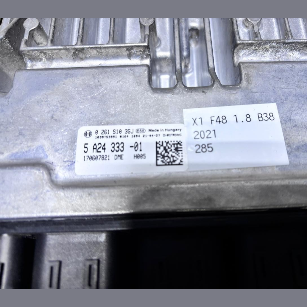 BMW X1 F48 1.8 B38 2021 ENGINE CONTROL UNIT COMPLETE SET - (5A2A333)