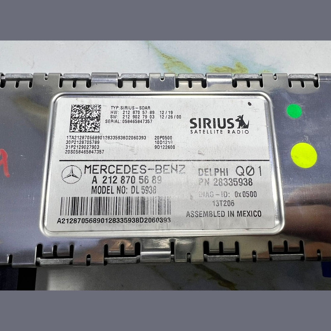 2011-2013 Mercedes-Benz C250 Satellite Radio Receiver Control Module A2128705689
