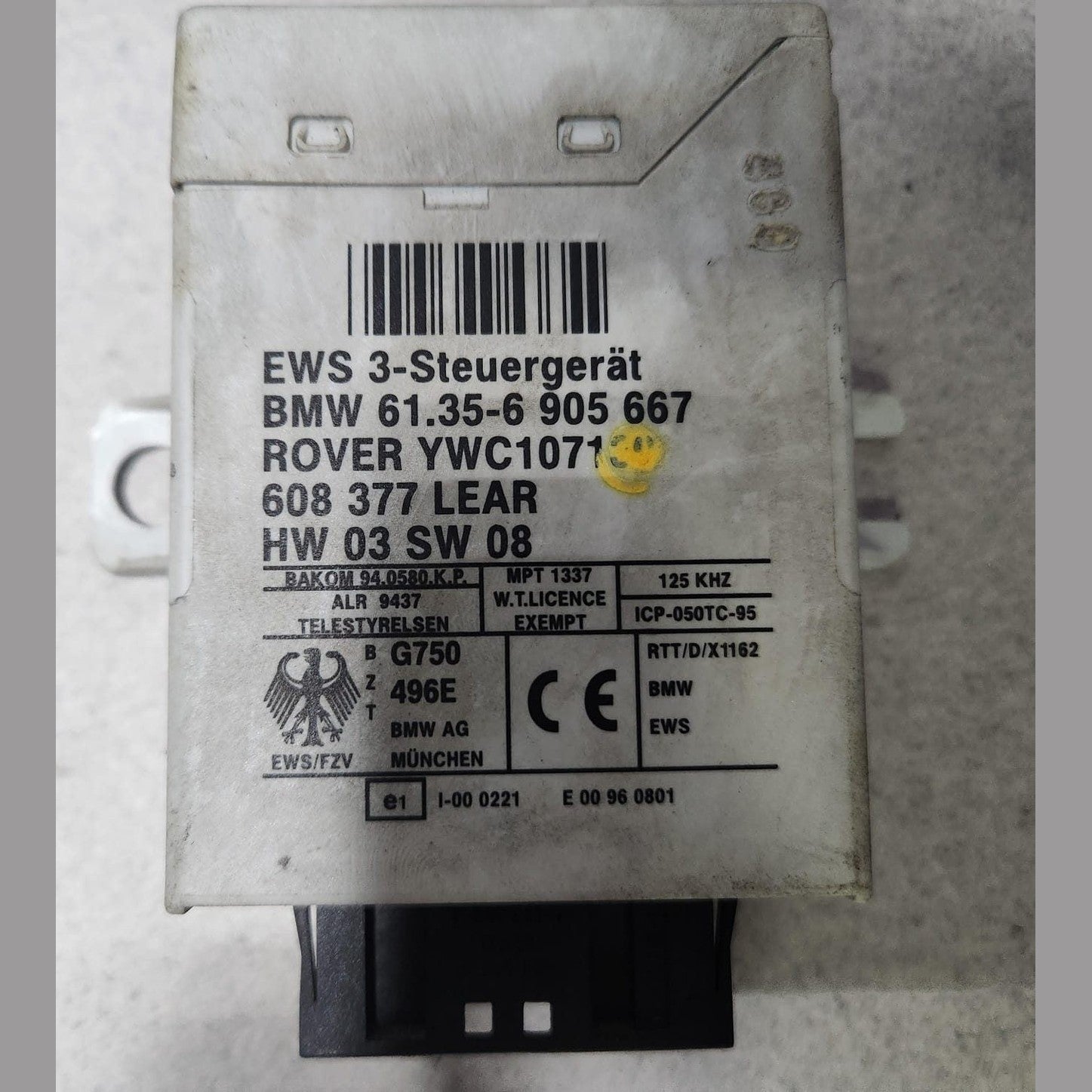 2000-2006 BMW X5 Engine Control Module 7508698 X5 E53 4.4L M62