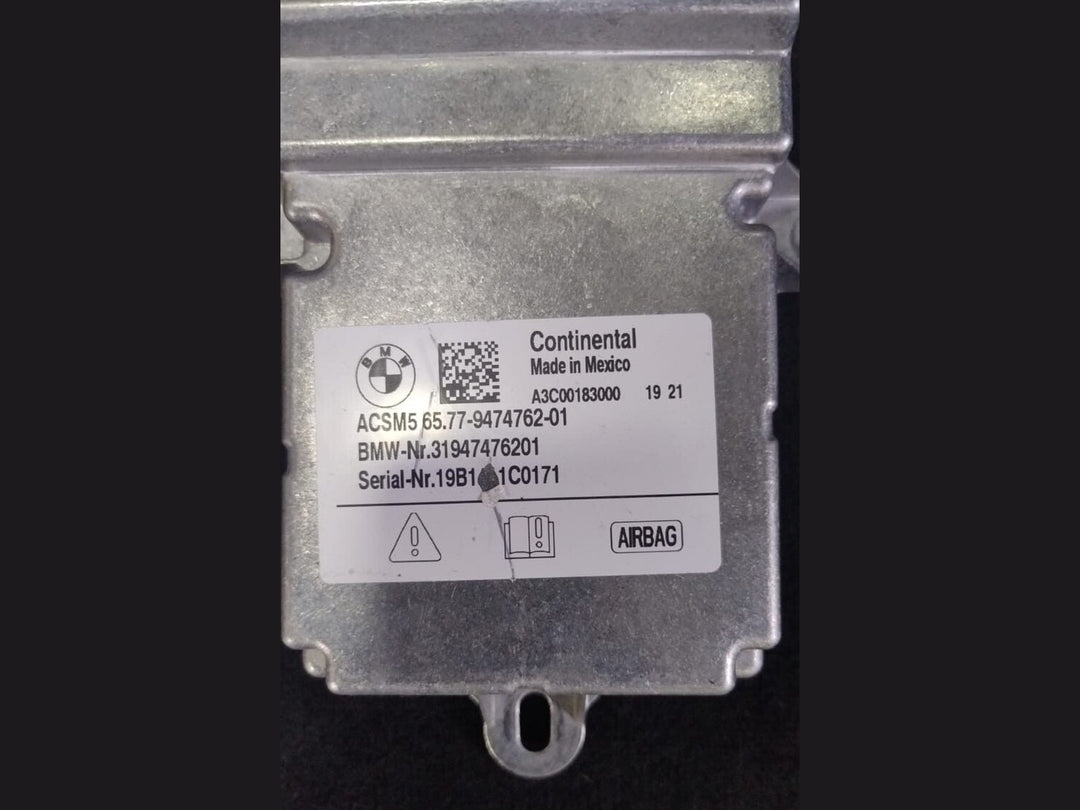 BMW 5 SERIES G30 G31 SRS AIR G SRS CONTROL UNIT MODULE 9474762