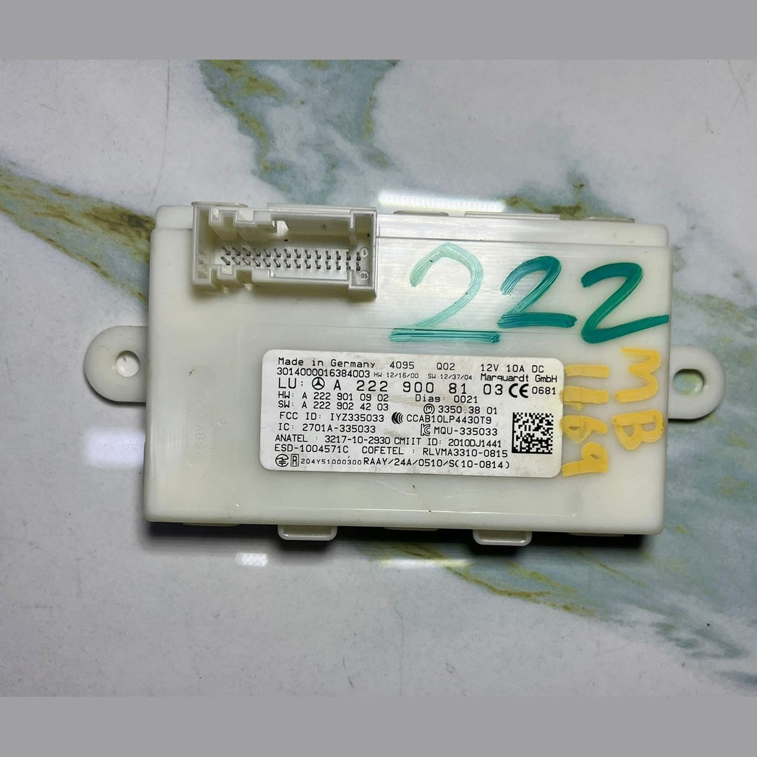 2014-2017 Mercedes-Benz S550 Keyless Go Control Module A2229008103 S-Class W222