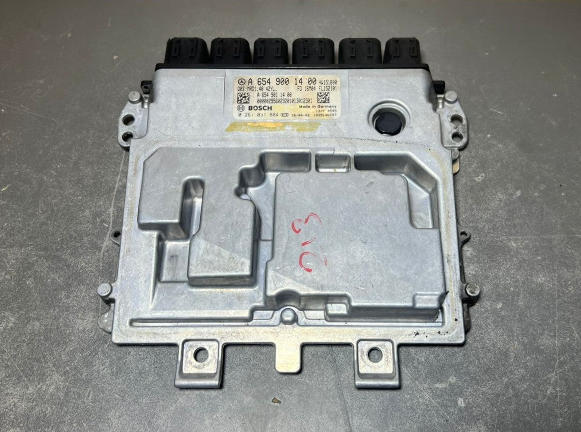 15-20 Mercedes W213 E-Class Engine Control Module Unit ECM ECU A654 9001400 OEM