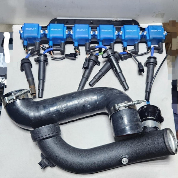 3 Series E92 BMW 335i 2008-10 INTAKE PIPE & COIL AFTERMARKET TAKE OFF TUNED CAR