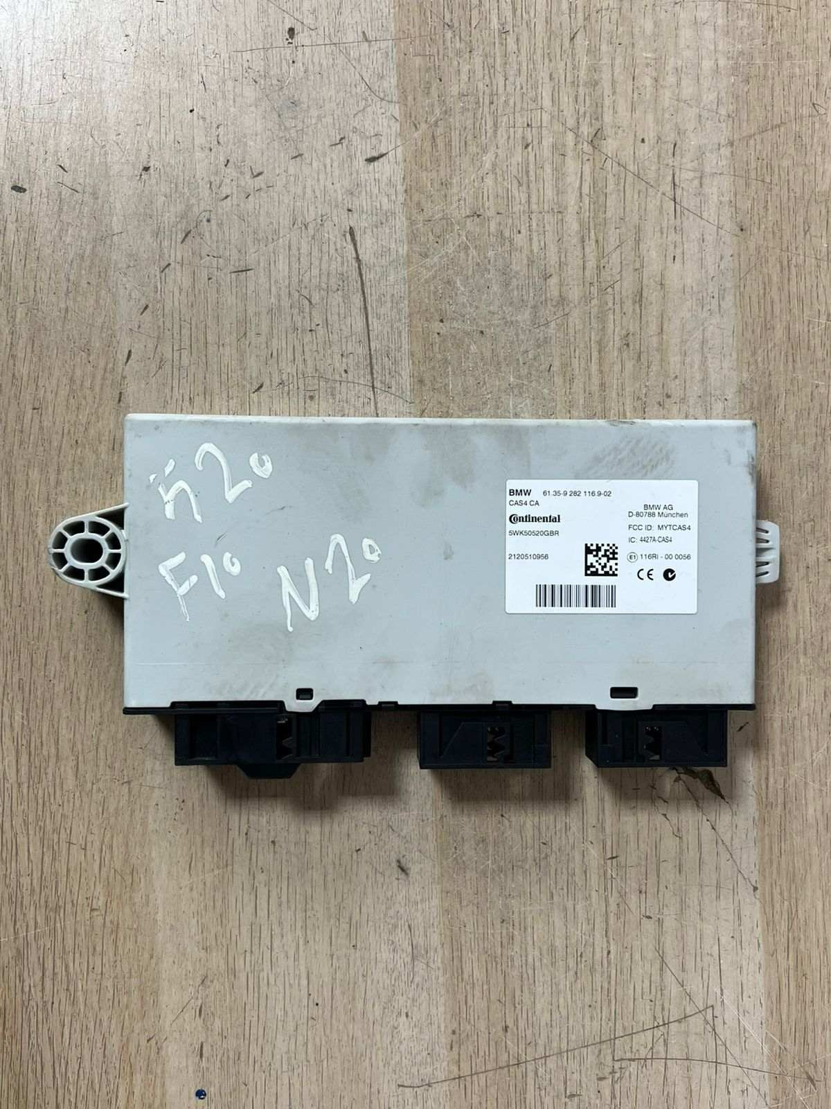 2011-16 BMW F10 520i N20 Engine Control Module ECU DME Set+2keys 7643312 OEM 