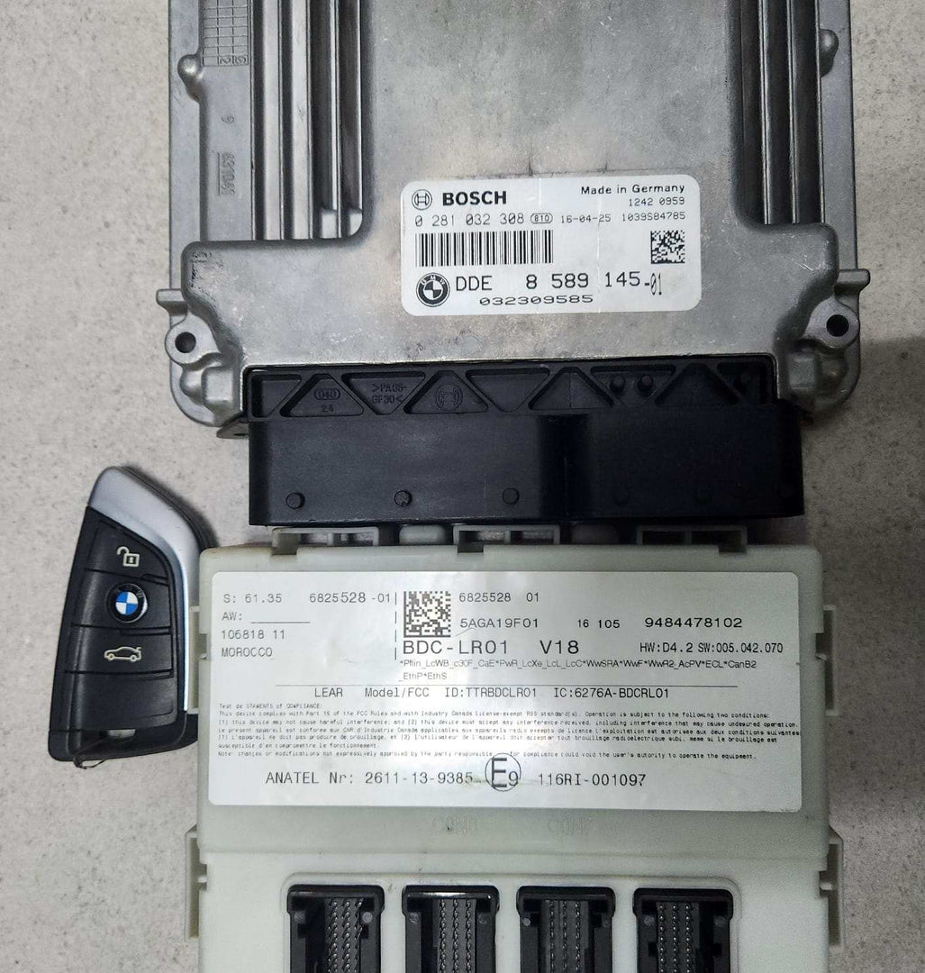 BMW Engine Control Unit DDE 85891451 Series F20 116D and 3 Series ECU SET DIESEL