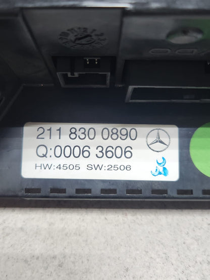 Mercedes-Benz Climate Control Panel 2118300890 W211 E-Class and S211 E-Class