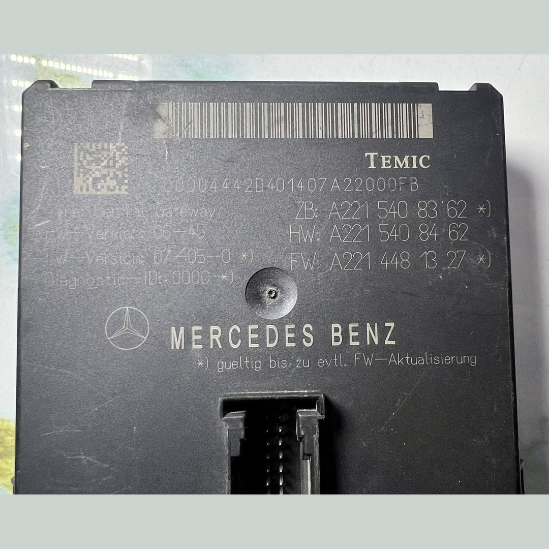 2007-2013 Mercedes-Benz W221 S-Class Gateway Control Module A221 5408362 OEM