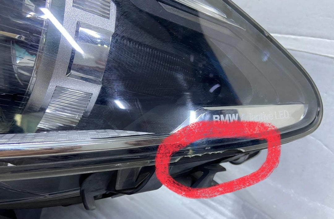 OEM BMW F10 F11 LEFT SIDE PASSENGER SIDE HEADLIGHT RHD ECE 7378521 NO MODULE