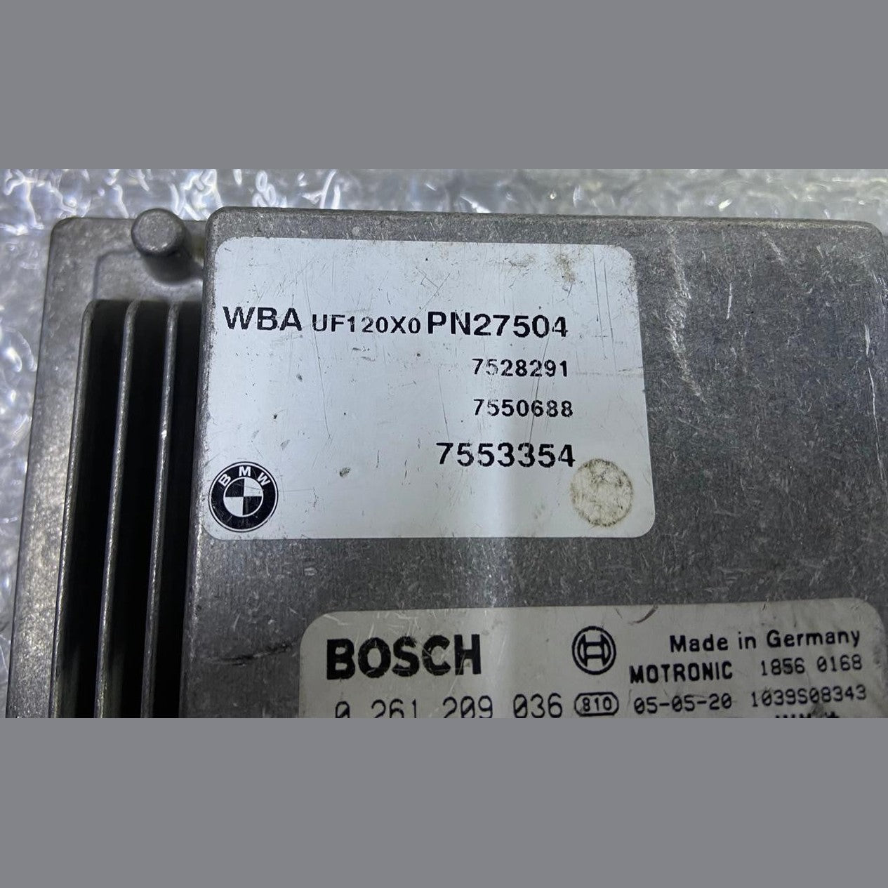 OEM BMW E81 E87 E90 N45 ENGINE CONTROL UNIT ECU MODULE ONLY 7550688