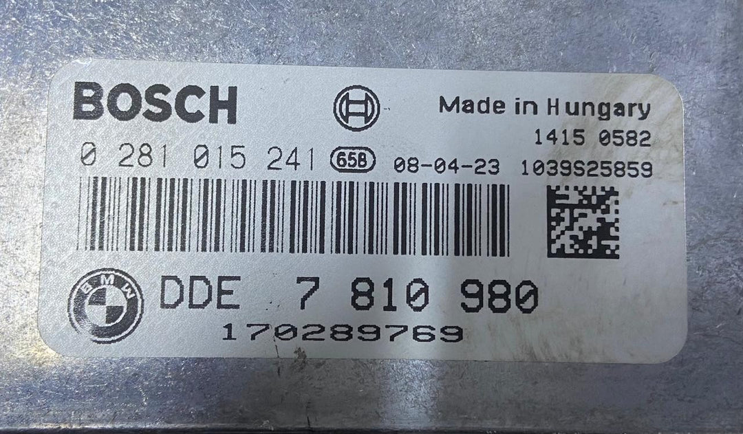 OEM BMW E60 E90 E91 X5 E70 DDE Complete Kit Engine Control Unit ECU 7810980