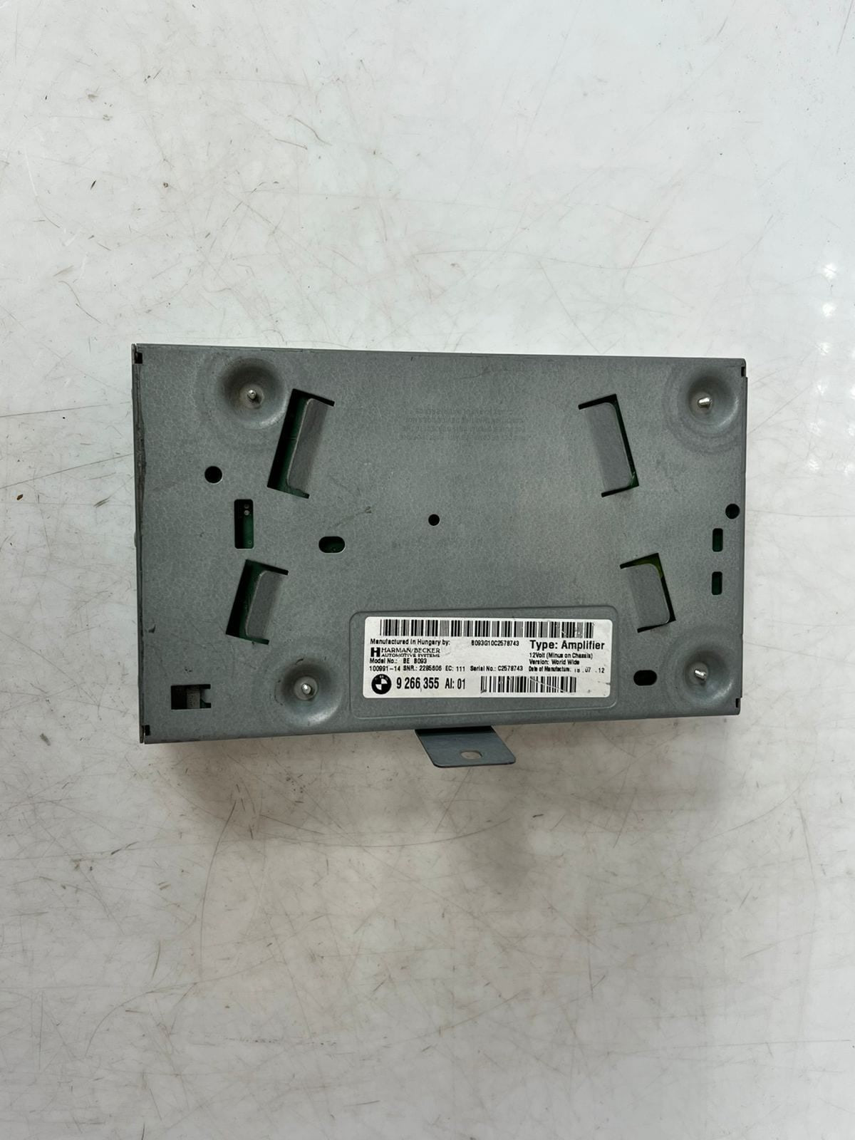 2012-2015 BMW 528i 535i, 550i RADIO Audio SOUND Amplifier CONTROLER 9266355 OEM