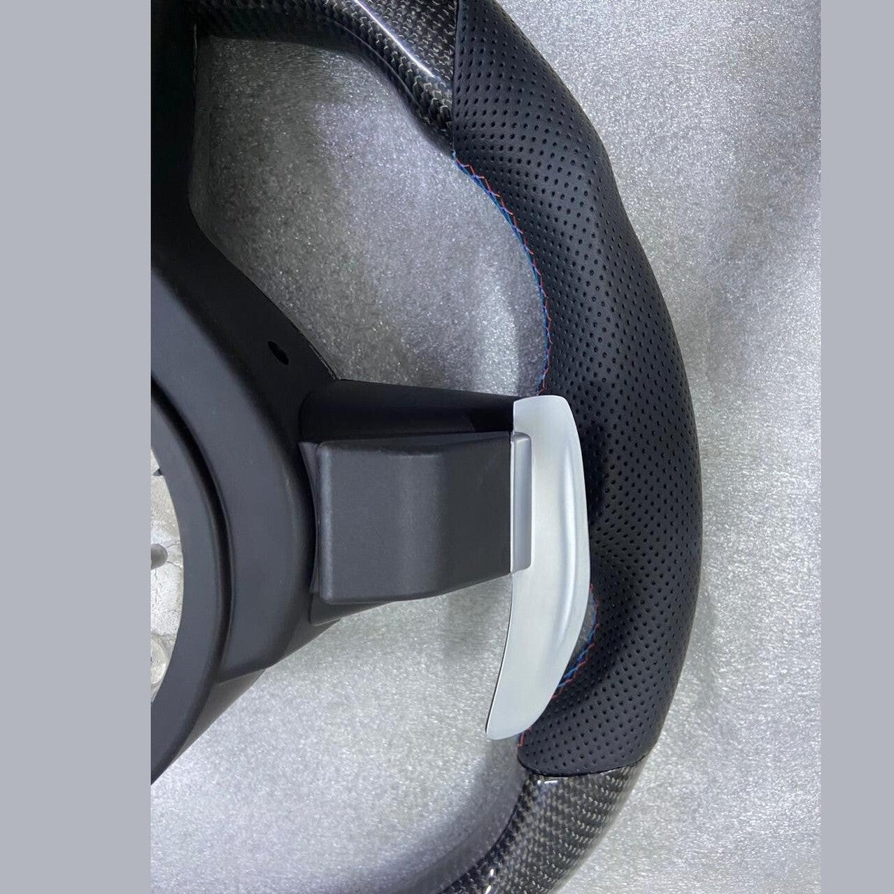OEM BMW Carbon Fiber Steering Wheel F30 F32 Series MSport With Paddle Shifts LED