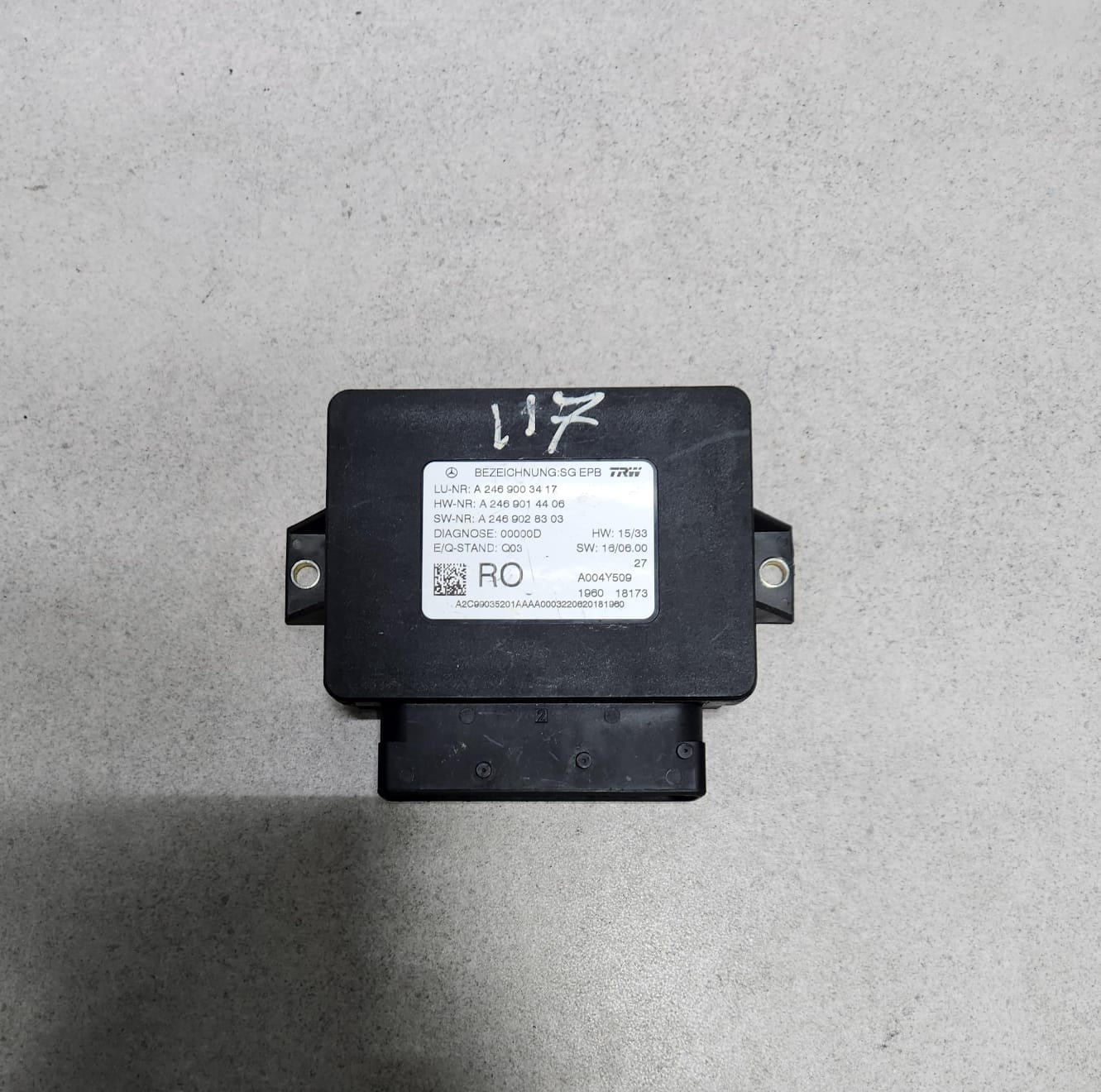 Benz Parking Brake Control Unit A2469003417 GLS X166
