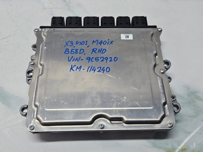 2020 BMW X3 G01 M40iX B58D RHD Engine Control Unit ECU Set 9846689 OEM