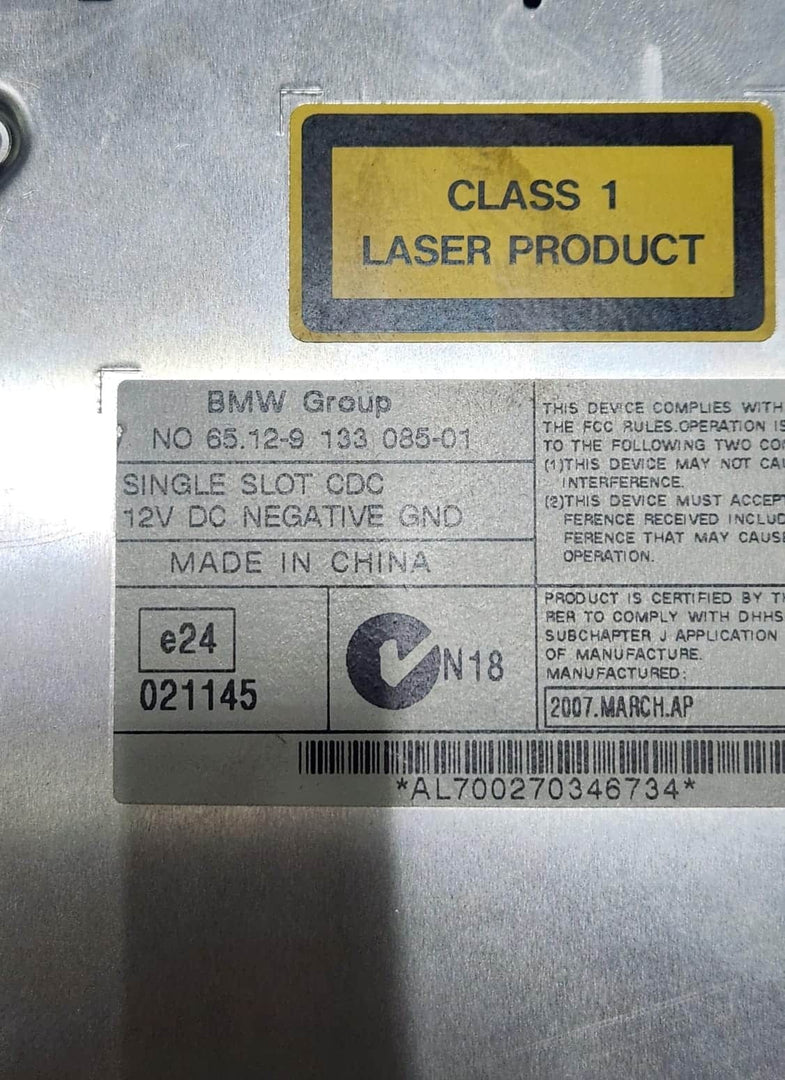 2007-2008 BMW X5 Cd Changer 9133085 X5 E70