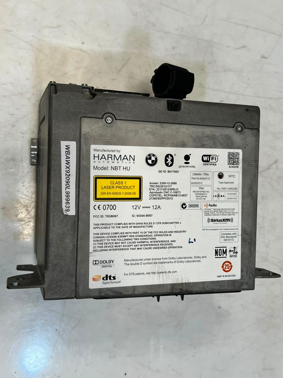 BMW 3 Series F30 F31 F35 HARMAN Navigation NBT HU HEAD UNIT 9318747 