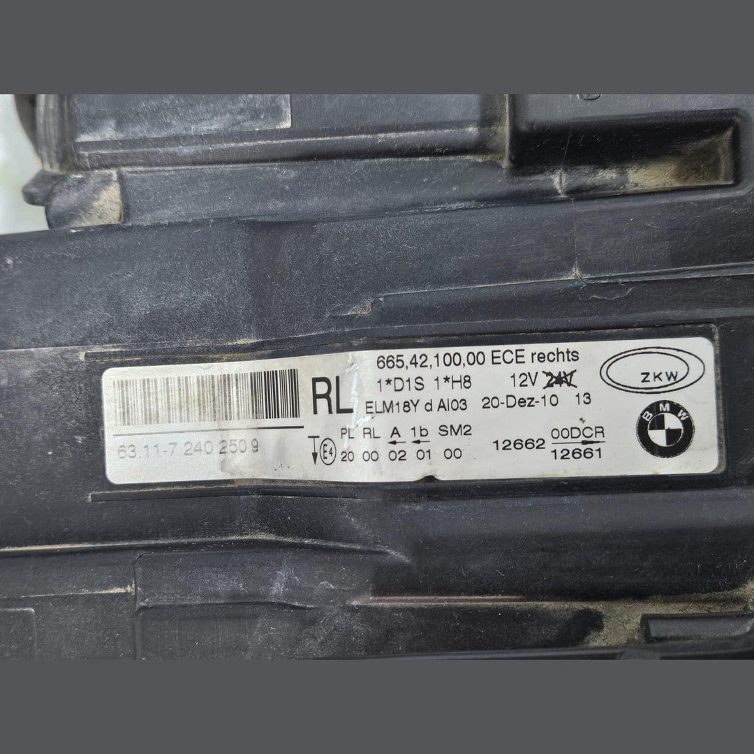 BMW 3 Series E90 E91 LCI Bi-Xenon Headlight Front Right Side ECE 7240250 OEM