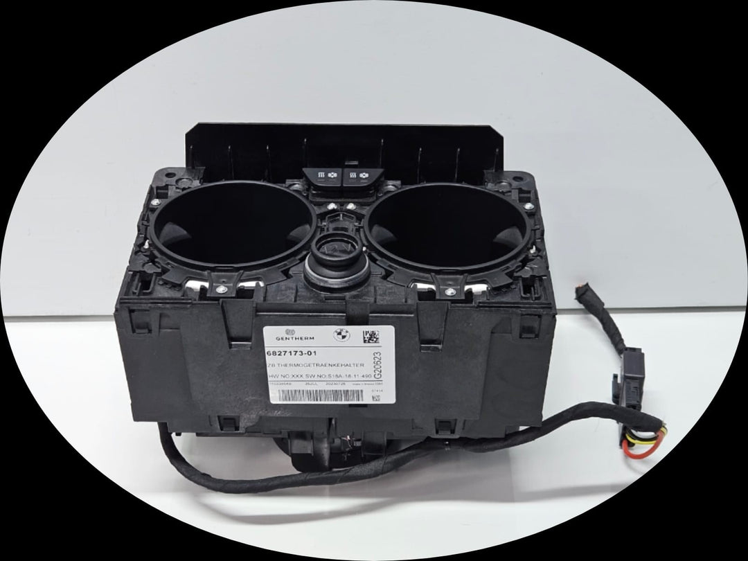 6827173-2018 BMW X5 G05, X6 G06, X7 Heated Cooled Cup Holder Center Console OEM