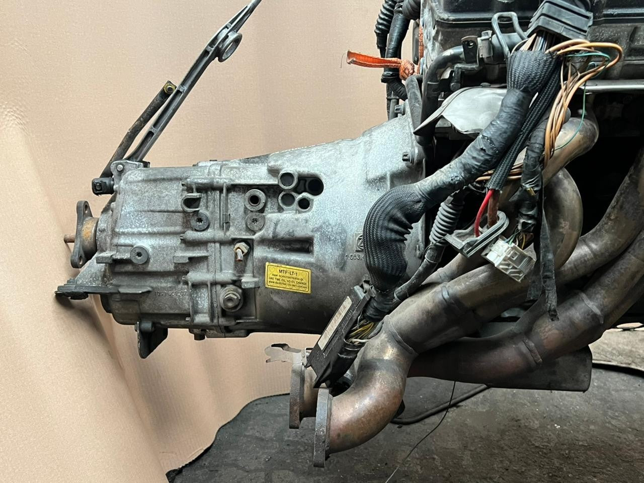 BMW E36 M3 S50B30 3.0L Complete Engine & Manual Gearbox 75K KM 50030546 OEM
