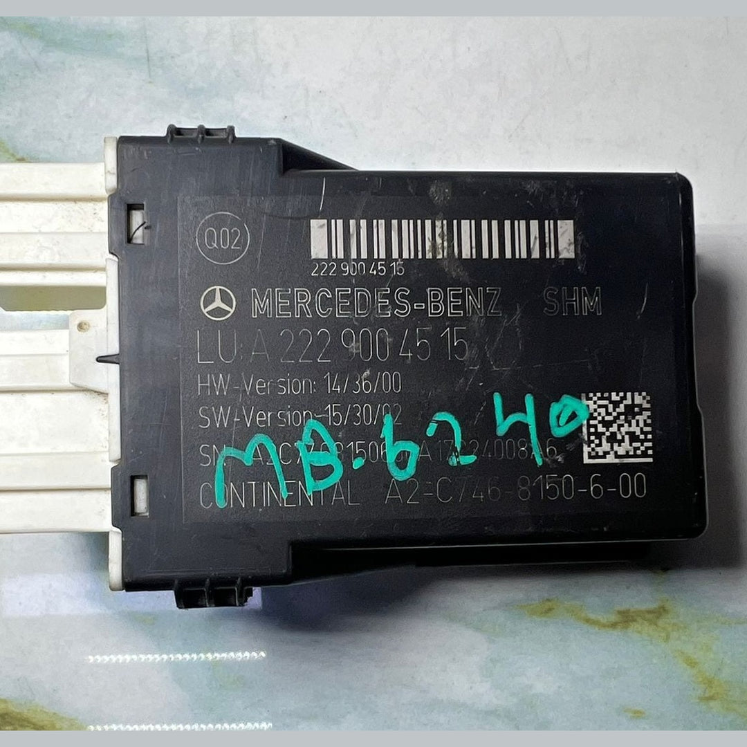 Mercedes Seat Heating Control Module A2229004515 S-Class W222 and GLC W253