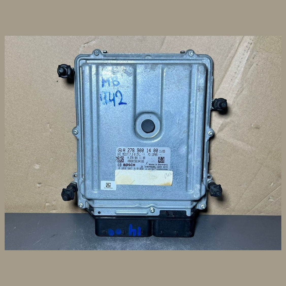 12-18 Mercedes W166 GL450 Engine Control Module Unit ECM ECU A278 9001400 OEM
