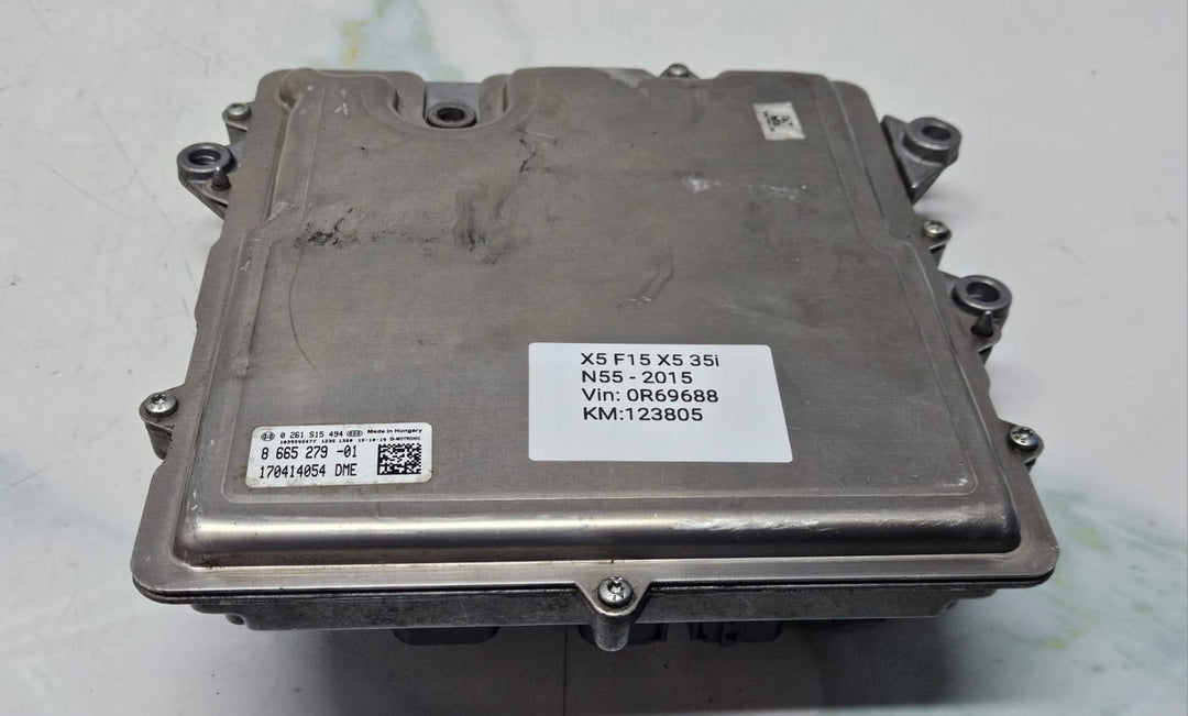 2012-2018 BMW X5 F15 N55 DME Engine Control Unit ECU Set 8665279 OEM