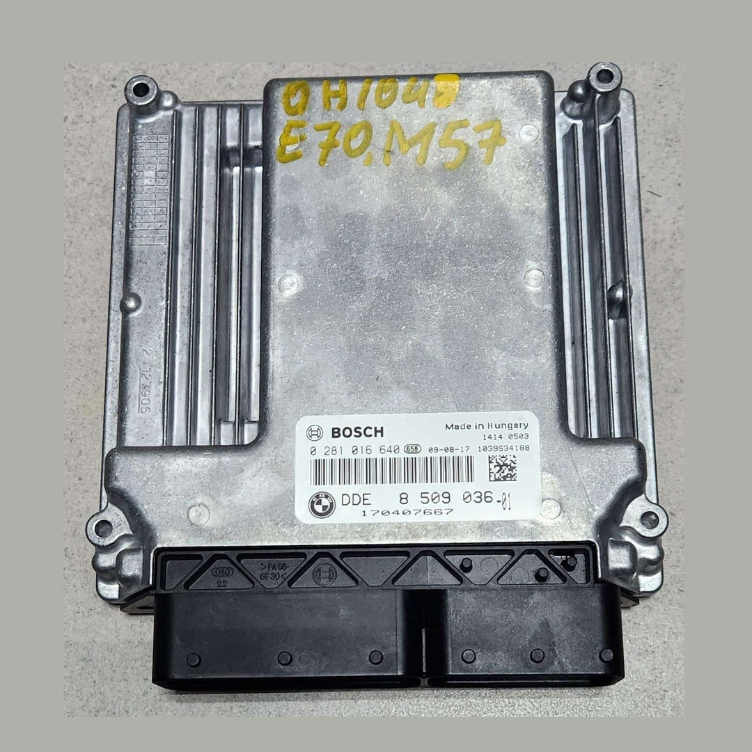 2007-2013 BMW X5 Engine Control Unit 8509036 X5 E70 3.0D ECU SET M57N
