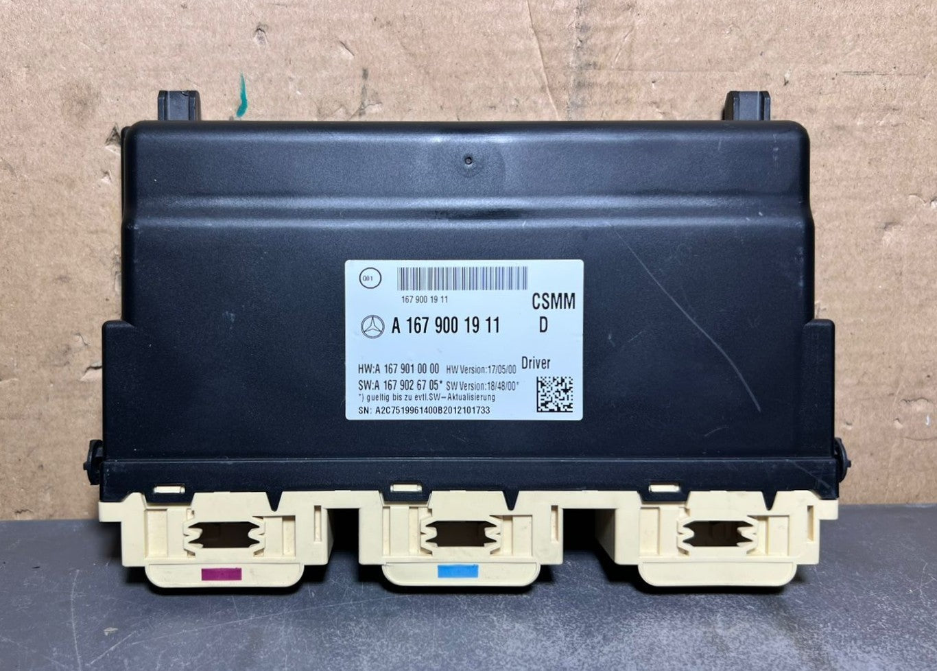 17-21 Mercedes Benz W177 A-Class Driver Seat Control Module A167 9001911 OEM