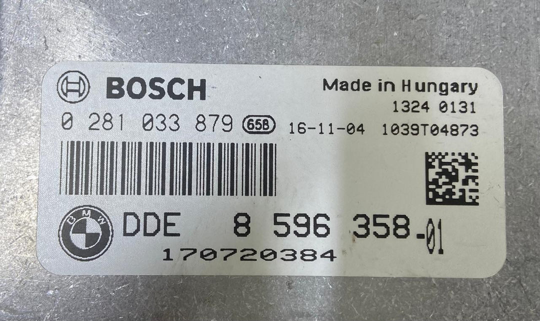 OEM BMW F25 N47 Engine Control Unit ECU DDE 8596358 ECU SET BOSCH