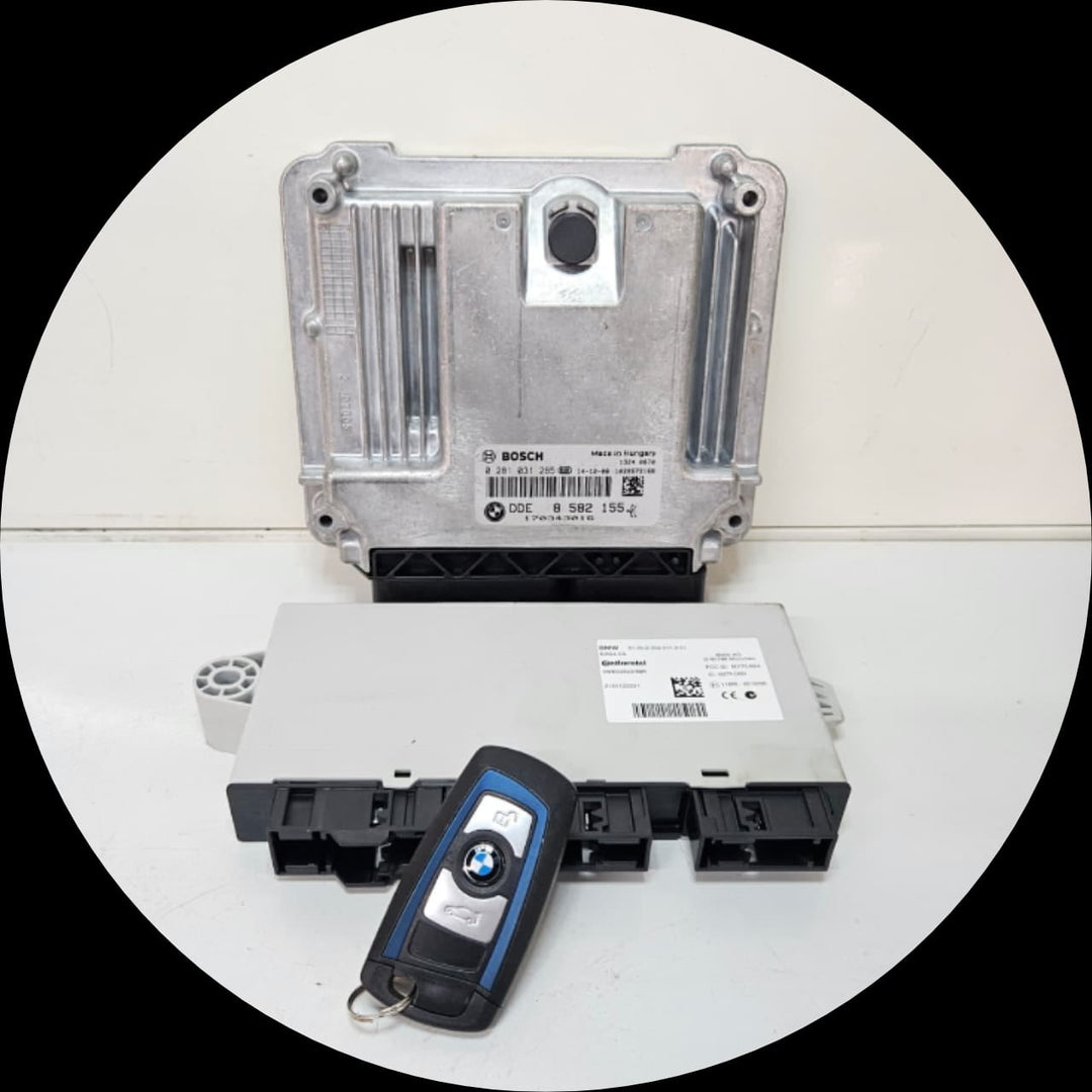 8582155-2012-2019 BMW 3 4 Series 320d 420d N47 Engine Control Unit DDE Key Set  