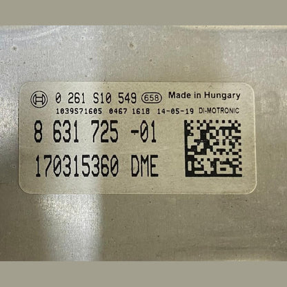 OEM BMW F22 N20 ENGINE CONTROL UNIT DME ECU SET 8631725 BOSCH