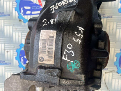 2012 BMW F30 M335i 2014 Rear Differential 7605589 RATIO 2.81