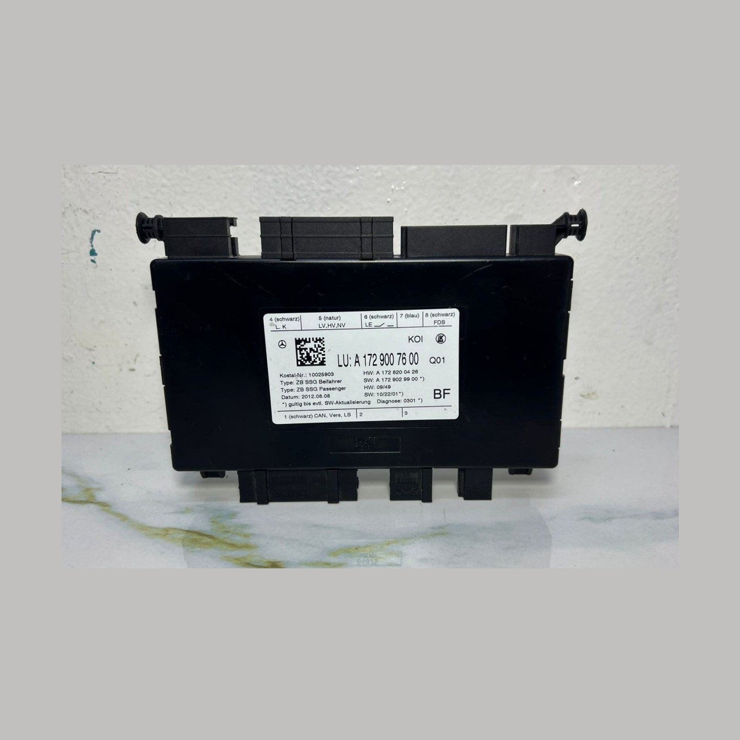 2009-2015 Mercedes-Benz GLK350 Seat Control Module A 172 900 76 00
