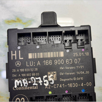 Mercedes-Benz Door Control Unit A 1669006307 ML/GLE W166 and GL/GLS X166