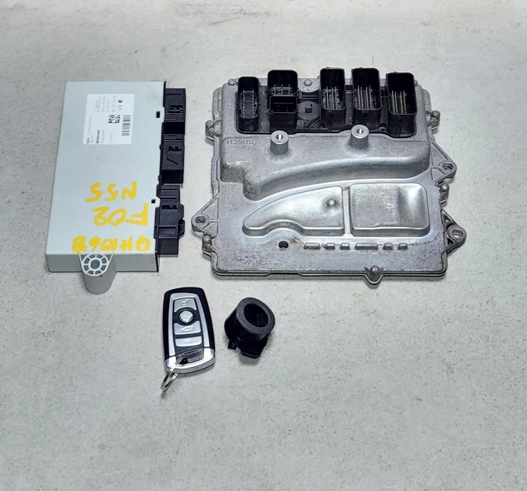 7644134 BMW F02 740LI N55 Engine Control Module ECU SET 2012-2015