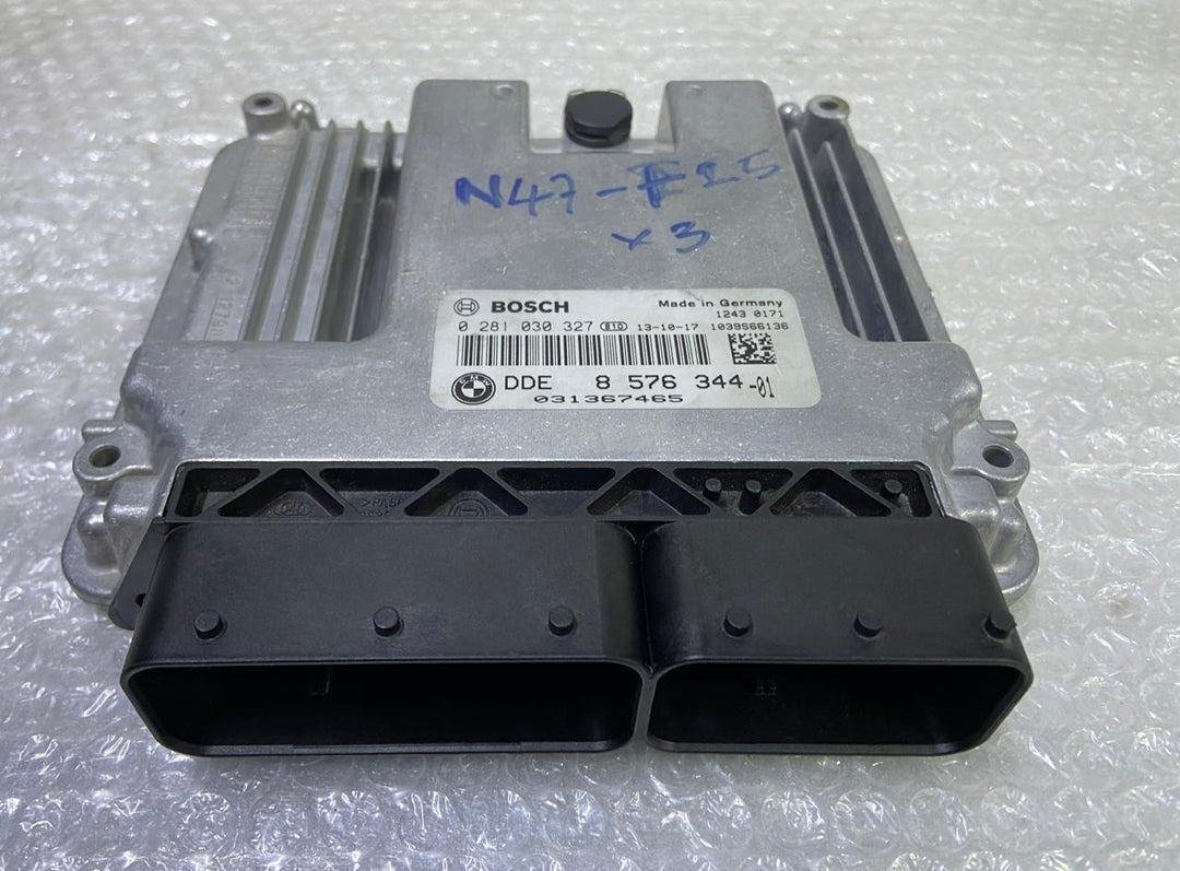 OEM BMW X3 F25 N47N DIESEL ENGINE CONTROL UNIT MODULE DDE ECU ONLY 8576344