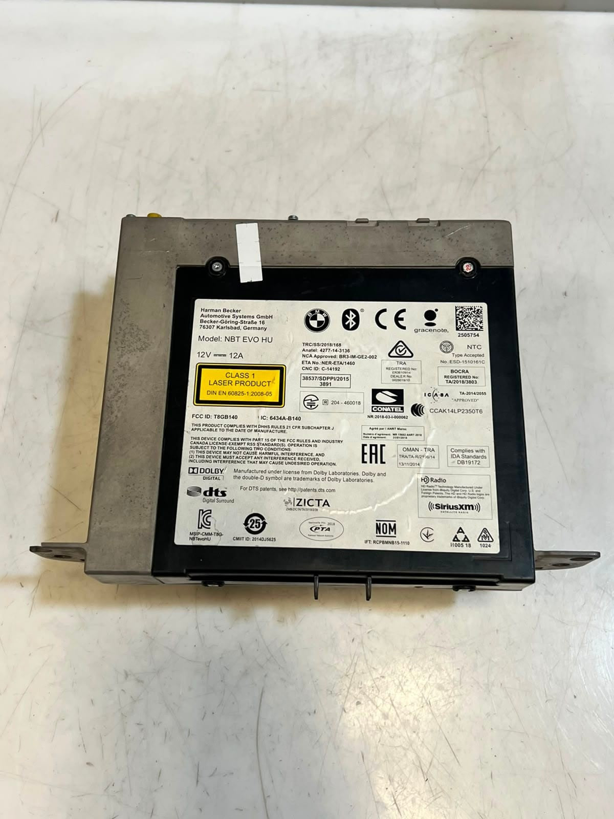 BMW X3 G30 G31 F20 F21 F30 F31 HARMAN NBT EVO HU Navigation Head Unit 9877375