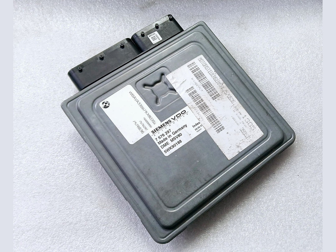 BMW 3,5 SERIES E90 E60 X5 E70 N52N ENGINE CONTROL UNIT ECM DME MSV80 7576297