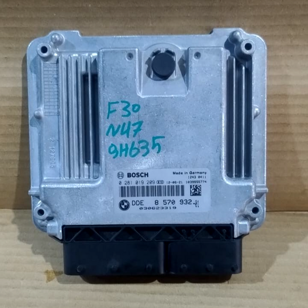 BMW F20 F30 N47 ECU DDE ENGINE CONTROL UNIT ONLY  0281019209 OEM -8570932
