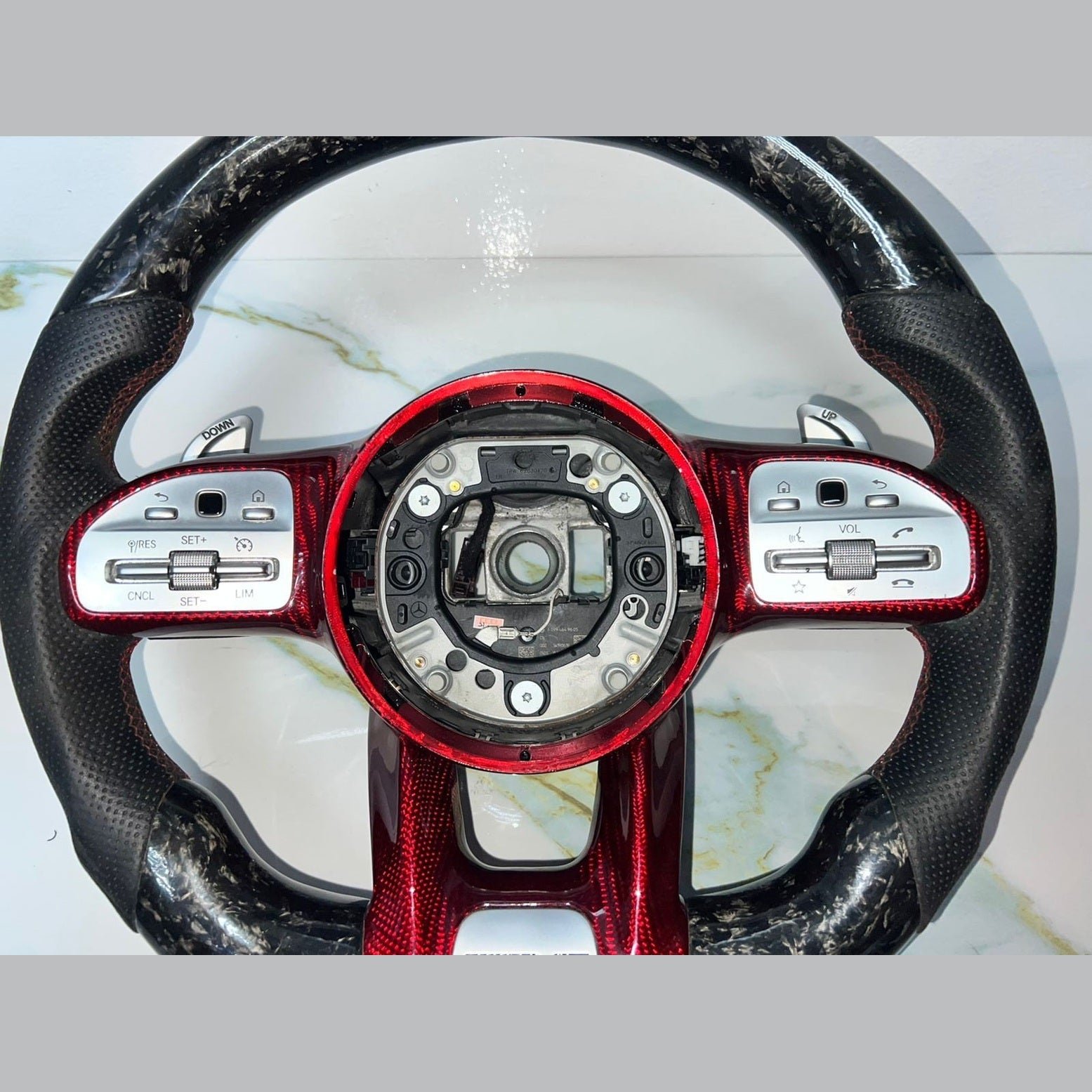 Mercedes W205 AMG Steering Wheel Multi Function Sport Assembly W \ Paddle Shifts