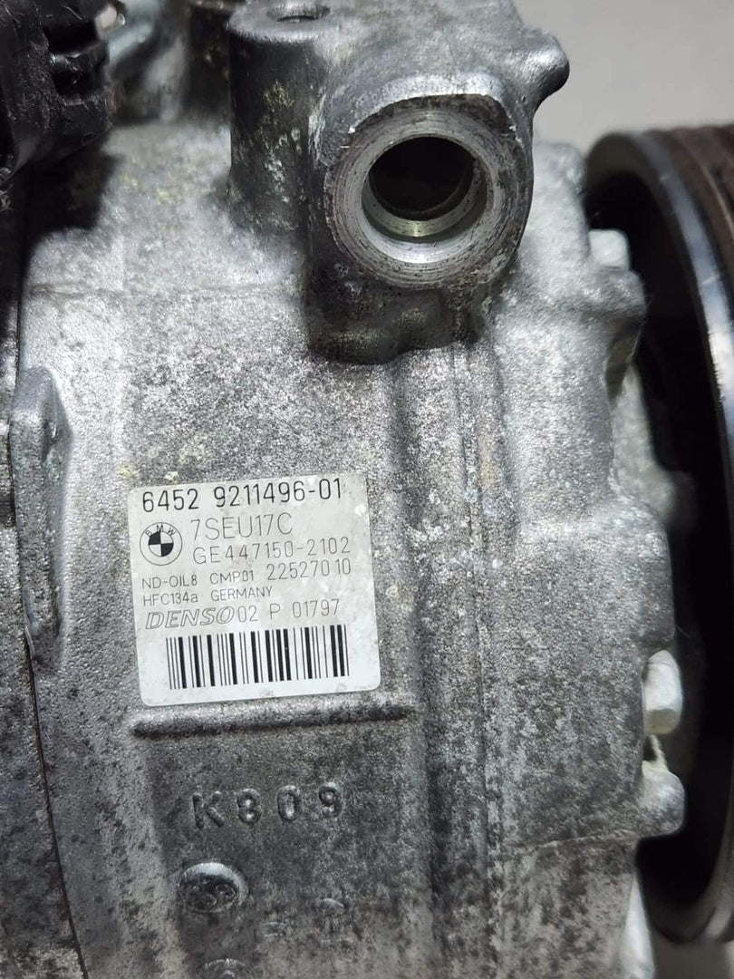 2011-2012 BMW F25 X3 Air Conditioning Compressor 9211496 X3 F25 