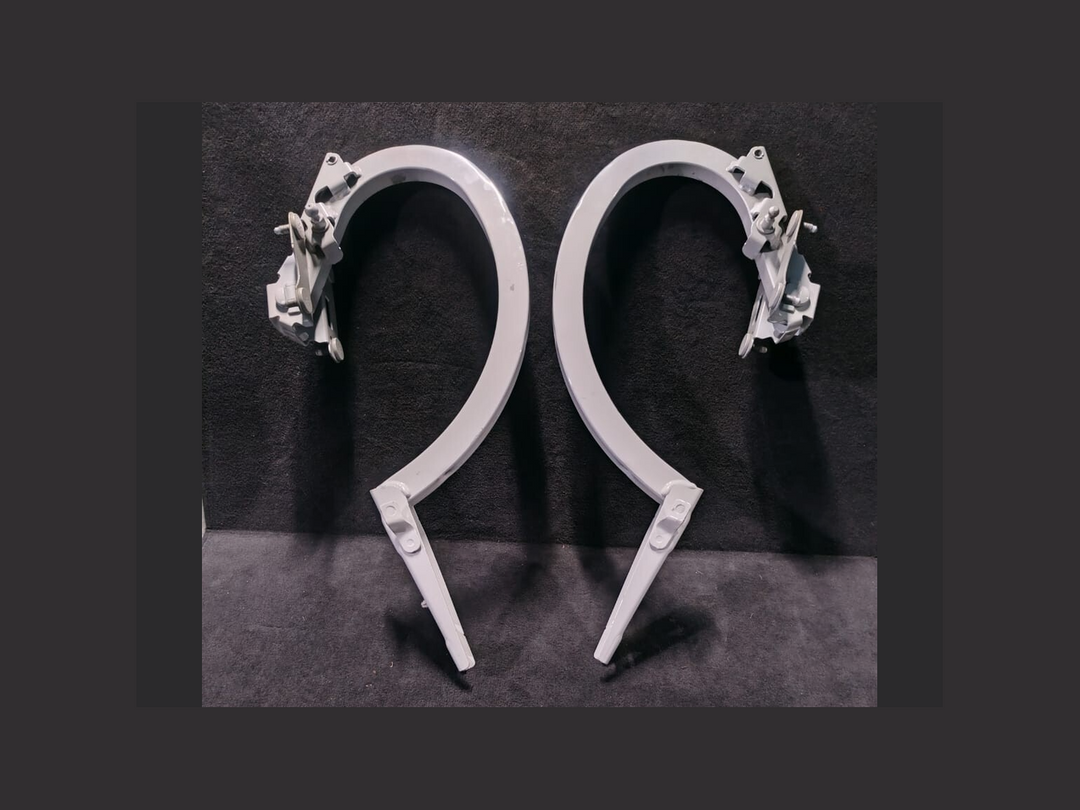 BMW 3 SERIES G20 SALOON PAIR OF REAR TAILGATE BOOT HINGES WHITE 7430640 -7430639