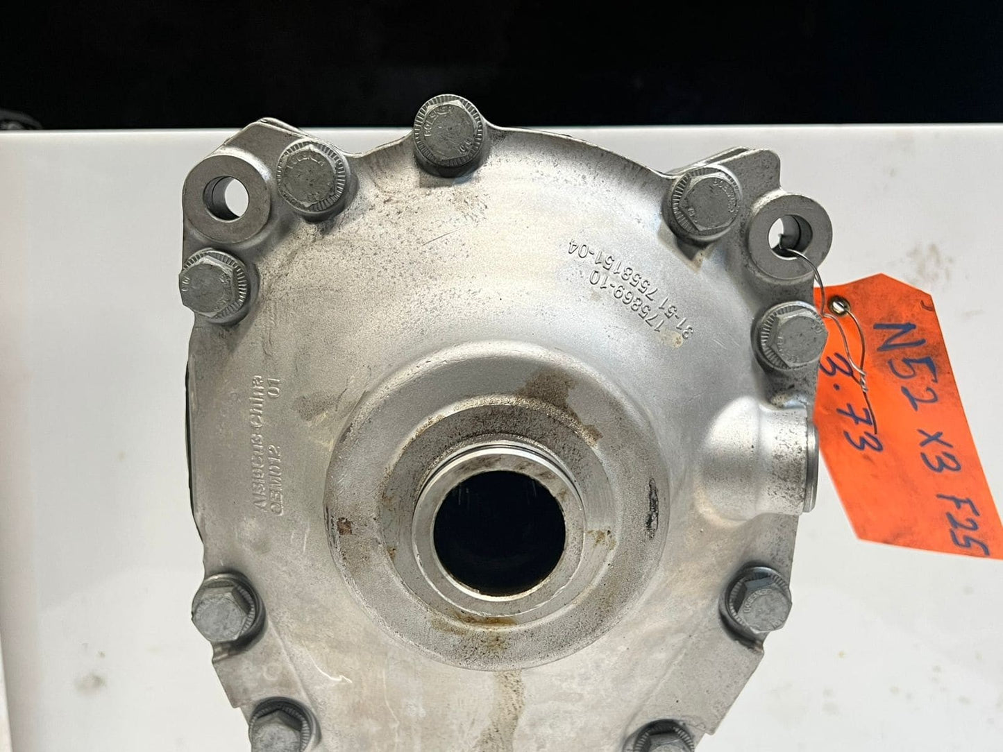 2011-2017 BMW X3 F25 and X4 F26 N52 Front Differential 7592001 RATIO 3.73 OEM