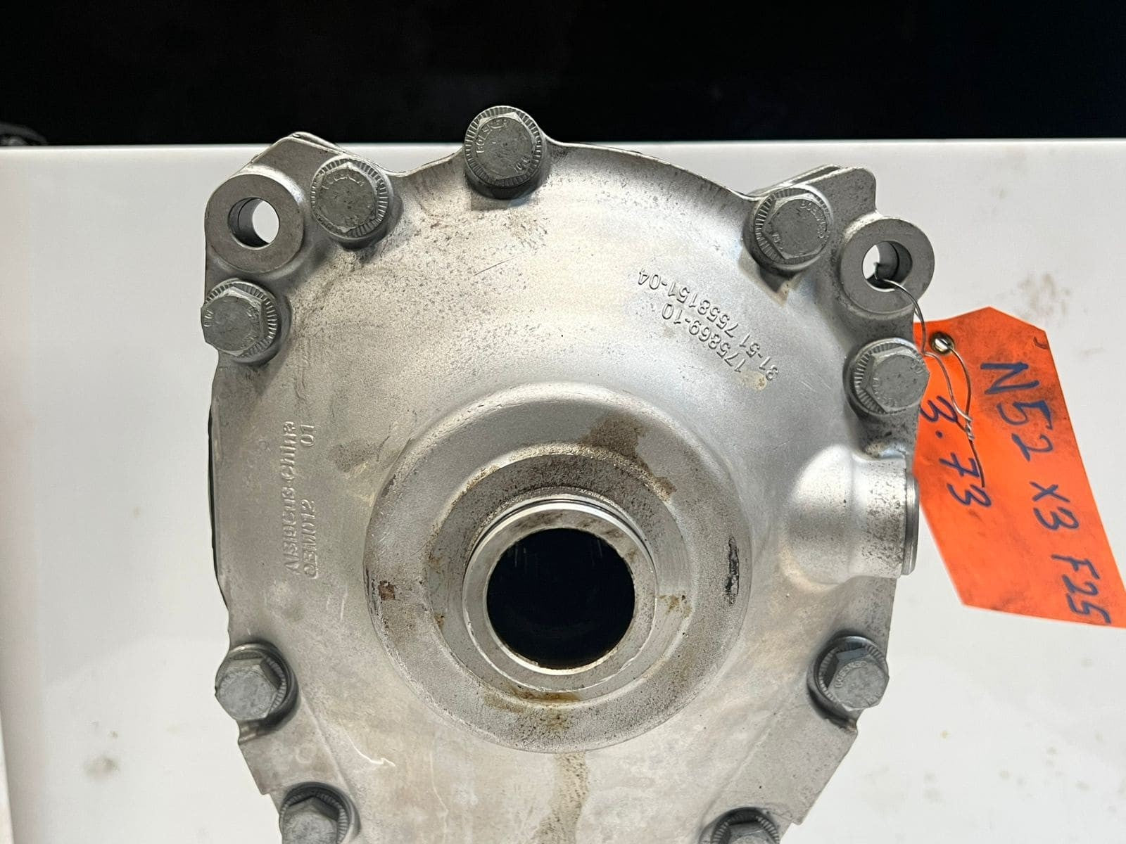 2011-2017 BMW X3 F25 and X4 F26 N52 Front Differential 7592001 RATIO 3.73 OEM