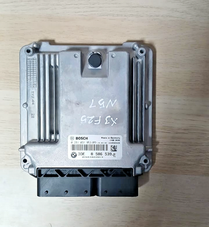 BMW X3 F25 N57 Engine CONTROL MODULE ECU Kit DDE+CAS4 + 1KEY 8586539 OEM