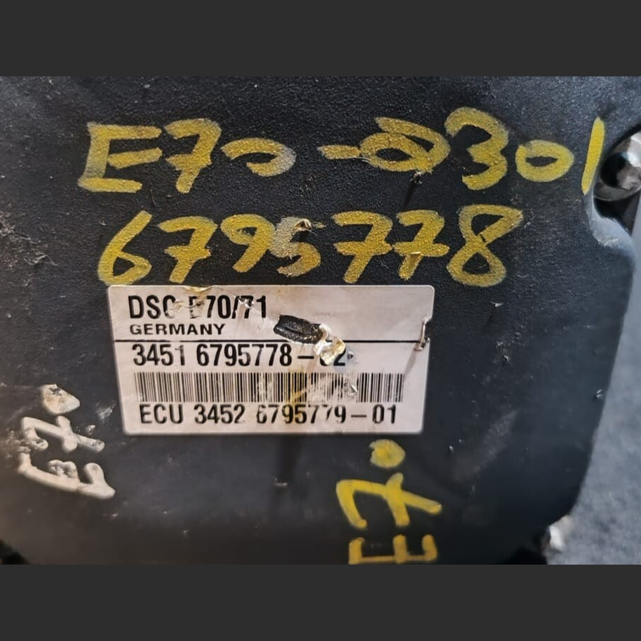 BMW X5 X6 series E70 E71 ABS PUMP DSC BRAKE ANTI LOCK HIDRO ELECTRONIC - 6795778