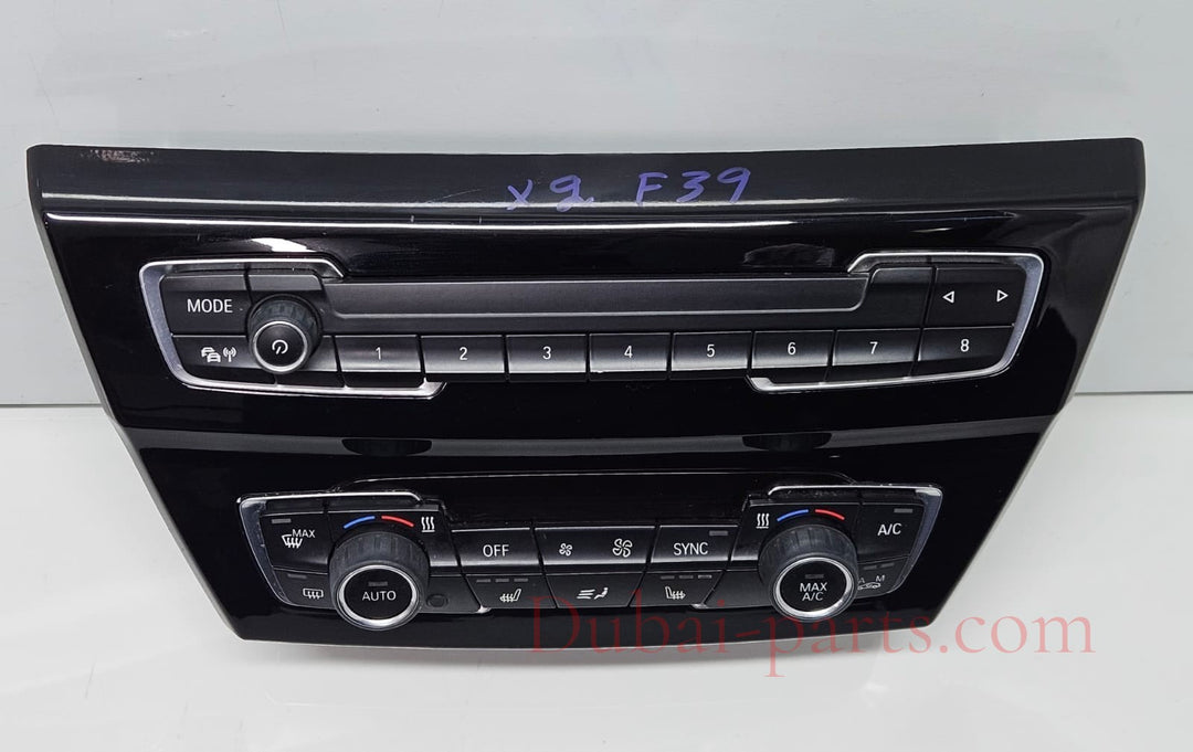 9371457-2015-2020 BMW X2 F39 RHD Audio Climate Control Unit OEM