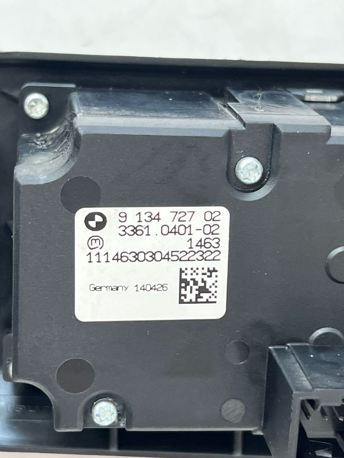 BMW X5 E70 Headlight AND SIDE LIGHT Switch CONTROL UNIT 9134727 OEM